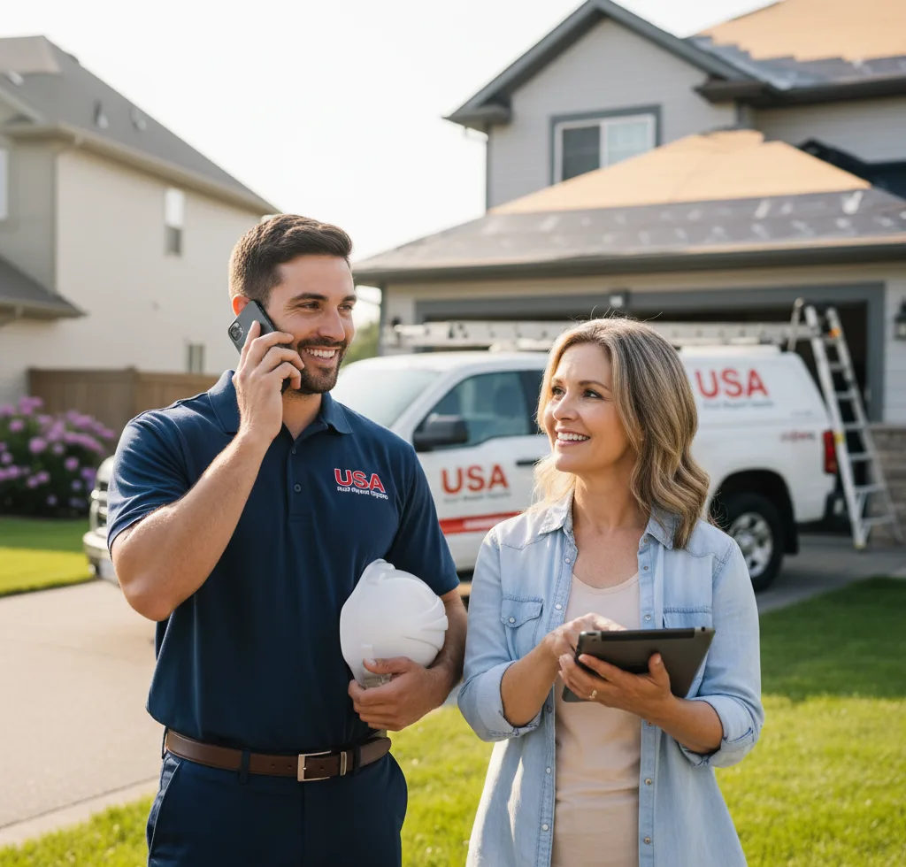 USA Roof Repair Experts customer support in Putnam